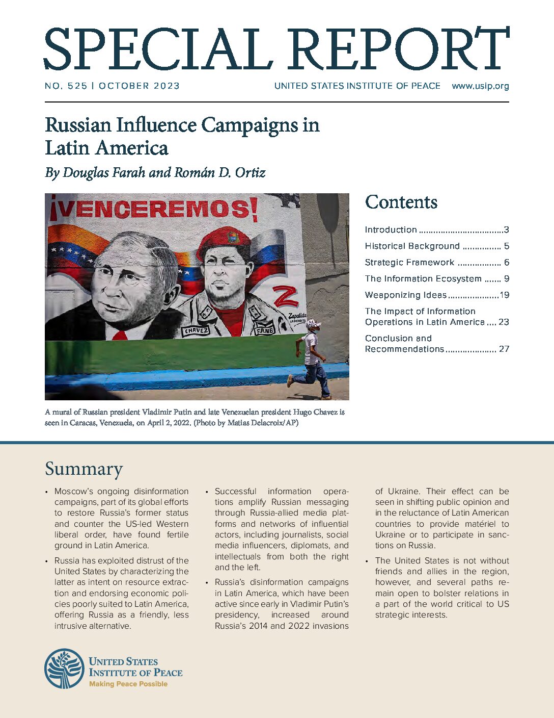 Farah Russian Influence Campaigns in Latin America October 2023